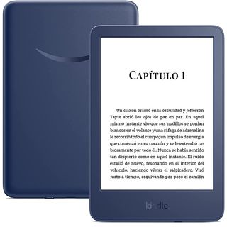 eBook - Amazon Kindle, Para eBook, 6", Doble de almacenamiento, 16 GB, 300 ppp, E-Ink, Azul vaquero