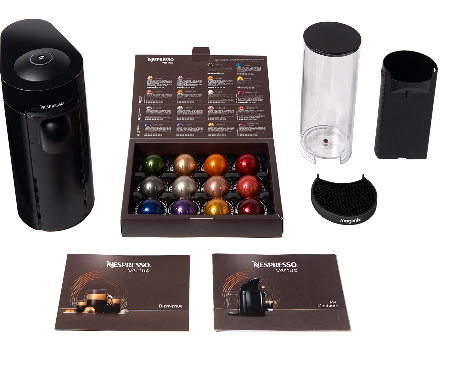 MAGIMIX  Nespresso Vertuo Plus - Capsulemachine - Zwart-Mat
