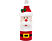 FAMILY CHRISTMAS karácsonyi italos üveg dekor, 3D, mikulás, poliészter, 27 x 12 cm (58728A)