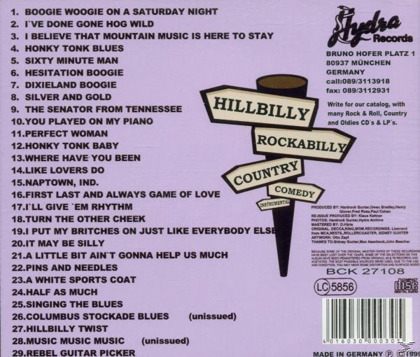 Hardrock Gunter - I'll Give 'Em Rhythm  - (CD)