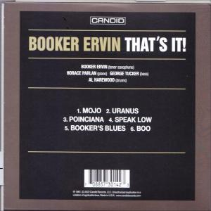 Booker Ervin - That's it!  - (CD)