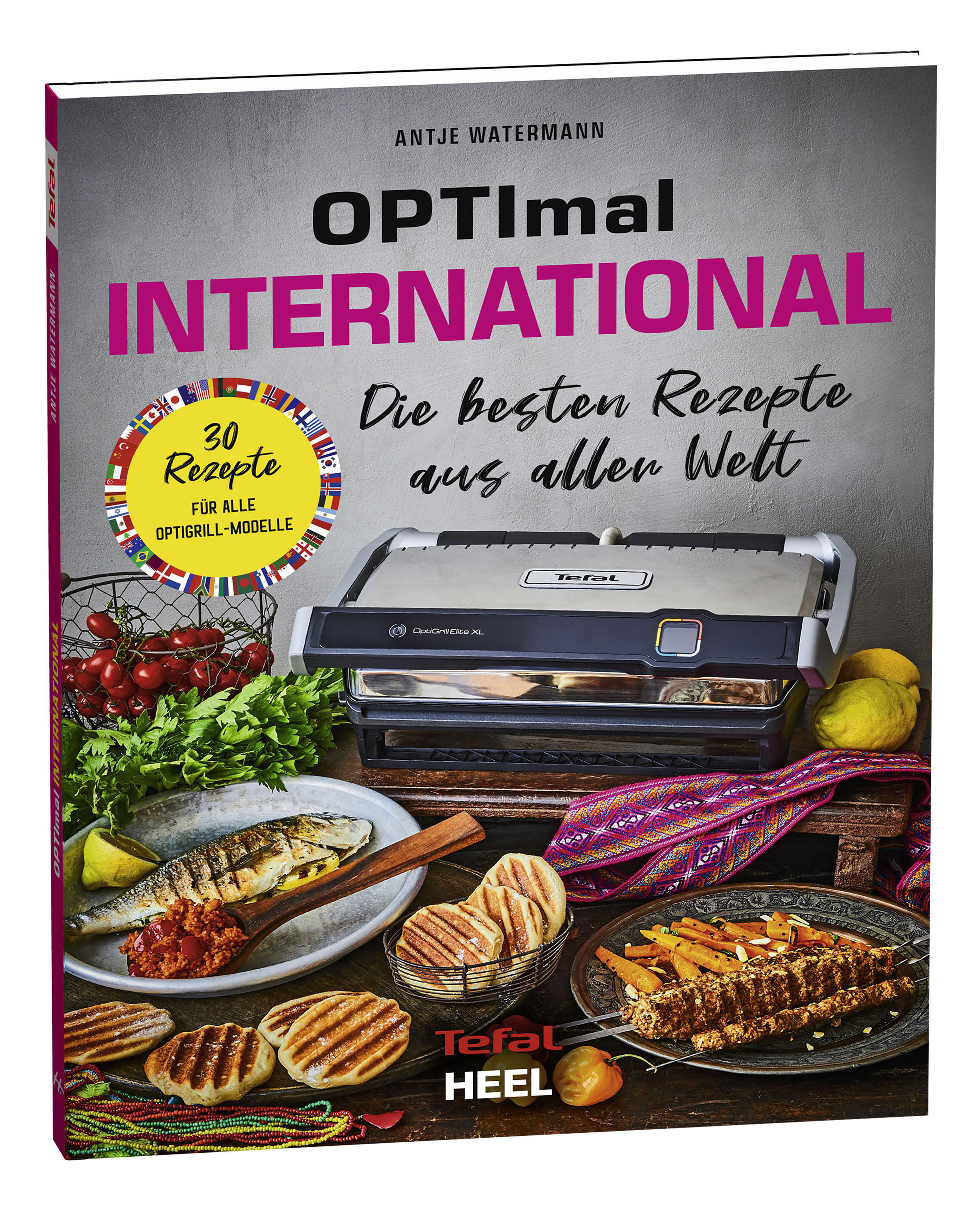 TEFAL GC714D.INTER1 OptiGrill+ Snacking & Baking Kontaktgrill