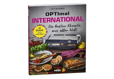 Tefal GC714D OptiGrill+ Contact Grill with Snacking & Baking Tray, Includes Recipe Book, 6 Intelligent Programmes, 4 Temperature Levels, Dishwasher Safe Plates 600 cm²