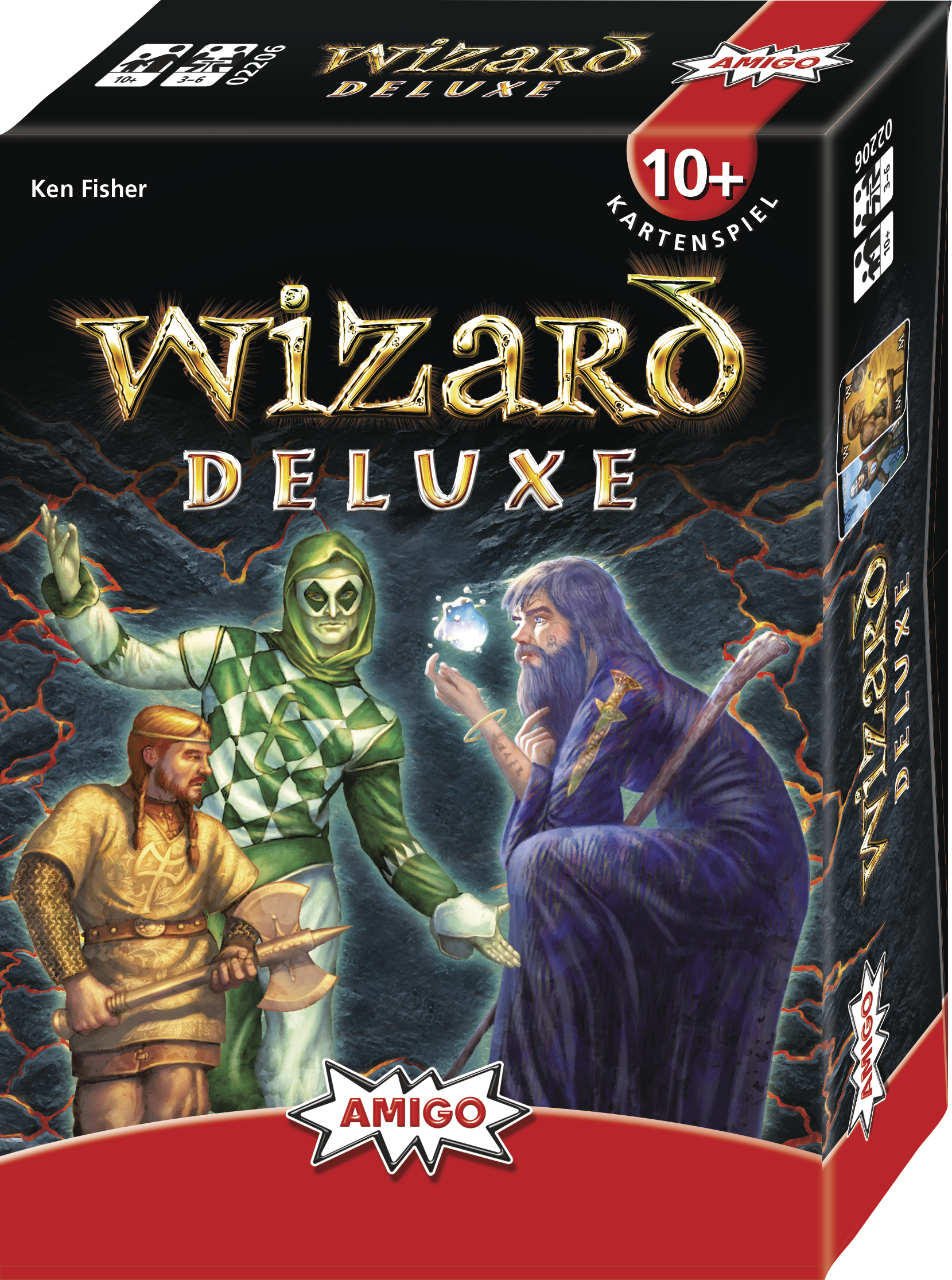 AMIGO Wizard Deluxe Kartenspiel Mehrfarbig