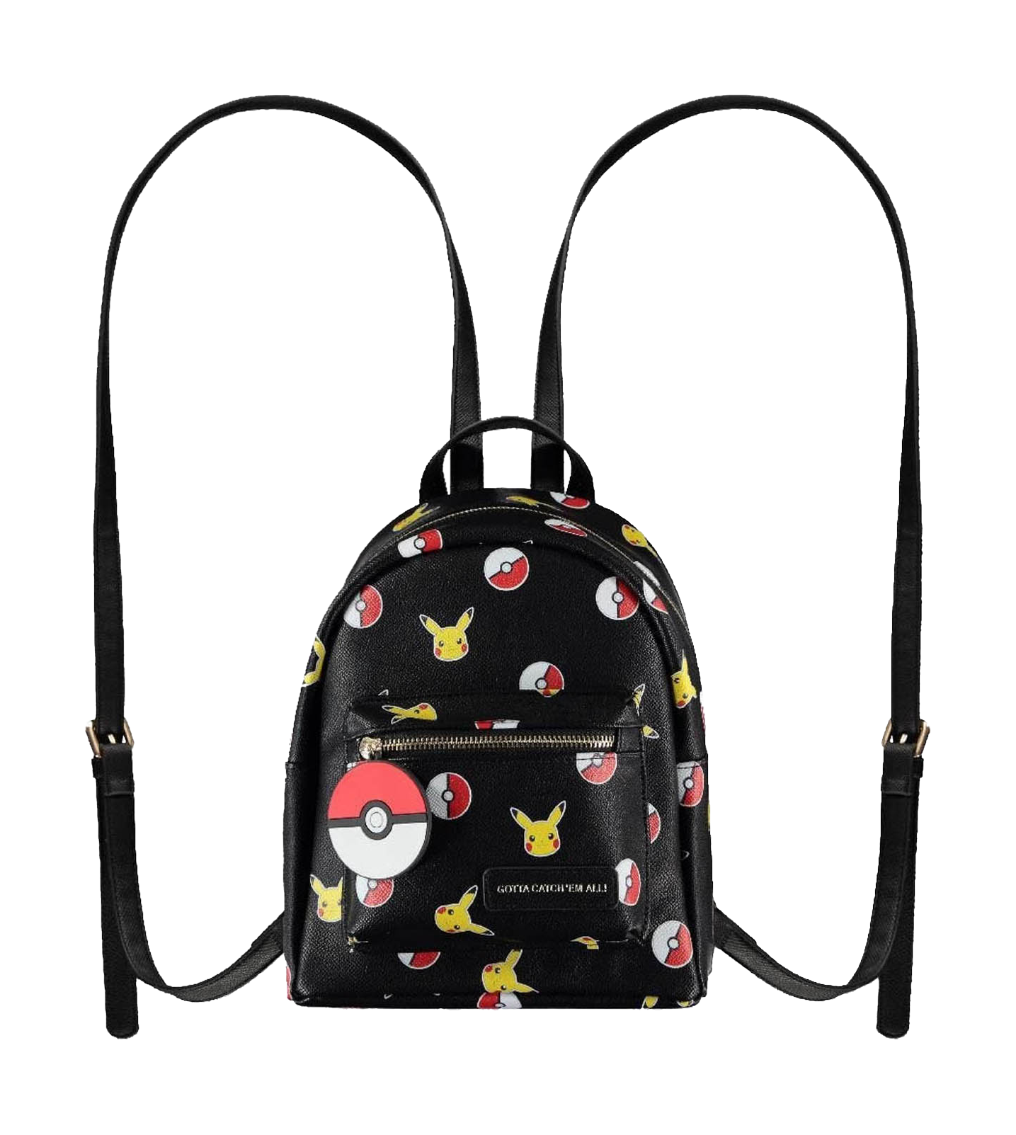 DIFUZED Pokémon - Pikachu Mini - Rucksack (Schwarz)