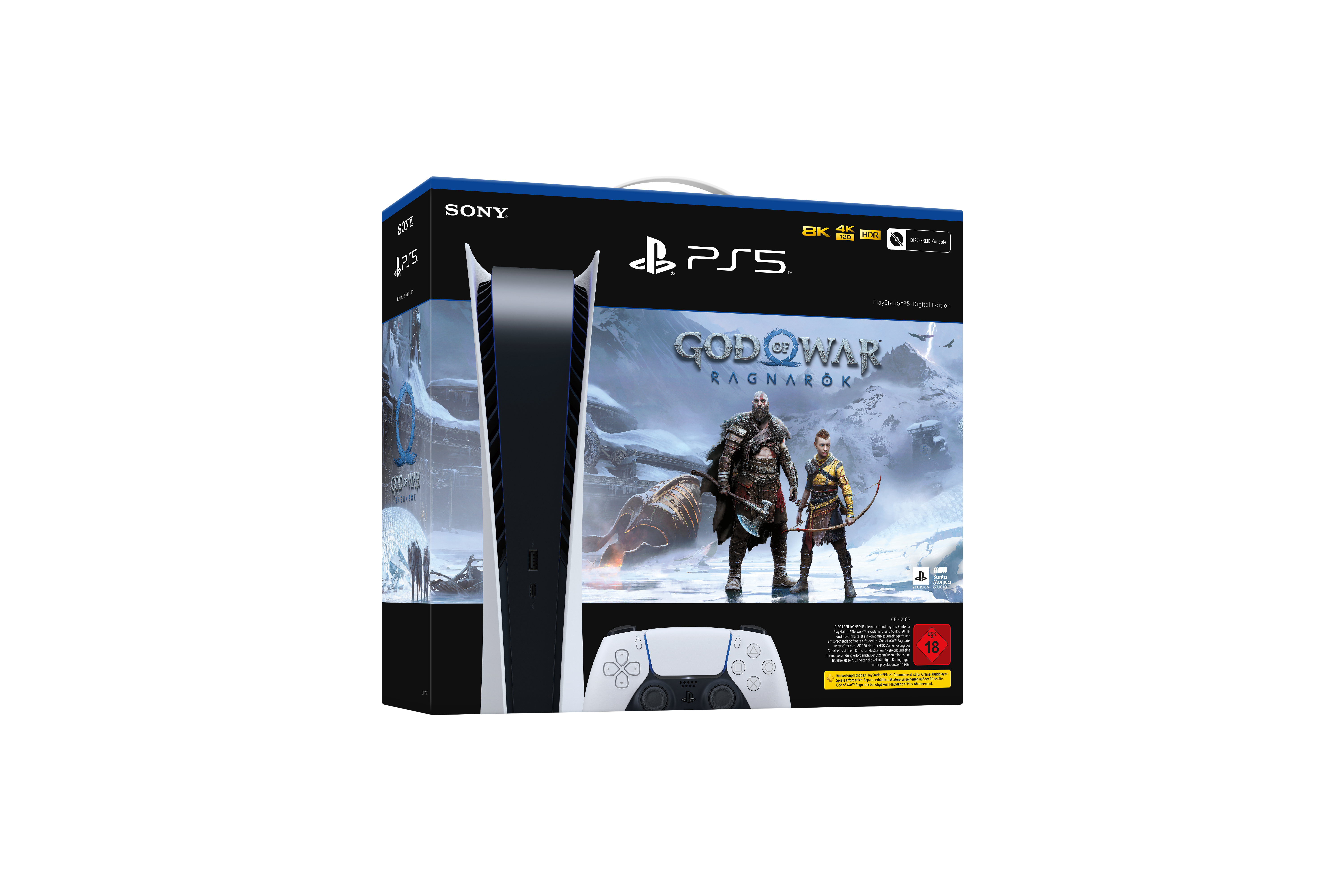 SONY PlayStation®5-Digital Edition - God of War Ragnarök Bundle – Pre-Sale