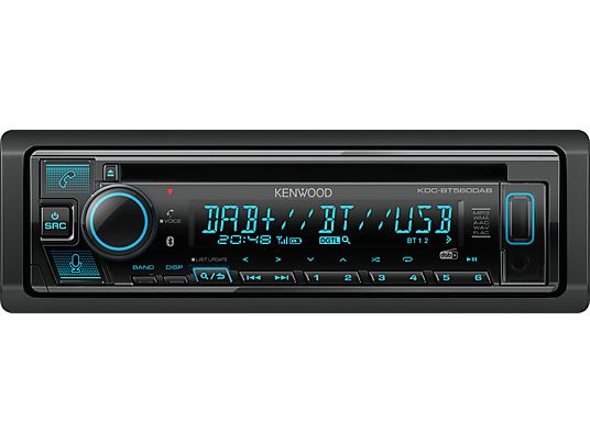 KENWOOD KDC-BT560DAB - Autoradio (1 DIN, Noir)