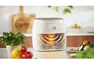 PHILIPS Premium XXL Yağsız Fritöz Beyaz HD9870/20_6