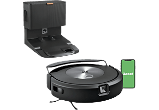 IROBOT Roomba Combo J7+ C7558 - Robot aspirapolvere e lavapavimenti (Argento/nero)