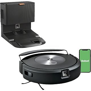 IROBOT Roomba Combo J7+ C7558 - Robot aspirapolvere e lavapavimenti (Argento/nero)