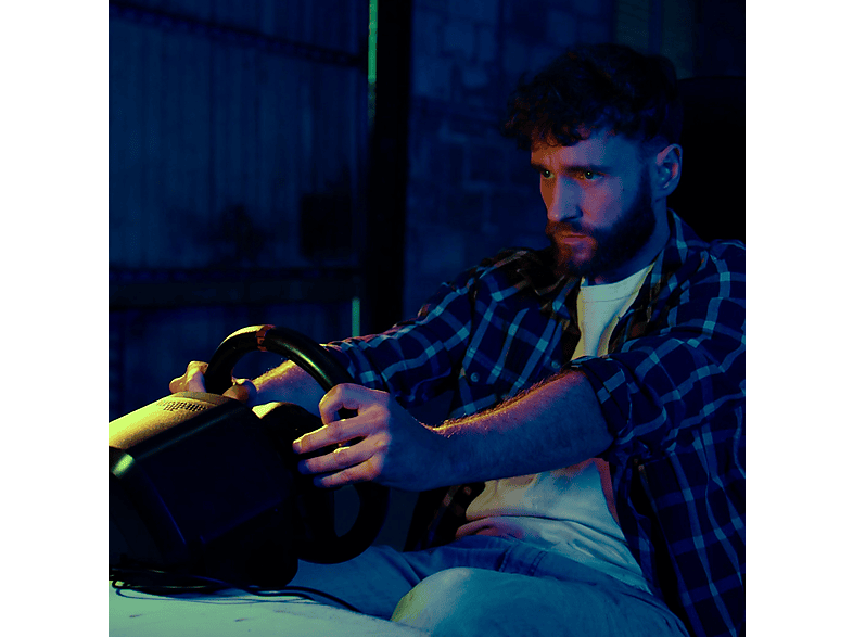 THRUSTMASTER Rennlenkrad mit Pedalset T128 für PC/PS5/PS4, Schwarz Rennlenkrad mit Pedalset — Foto 4 von 4