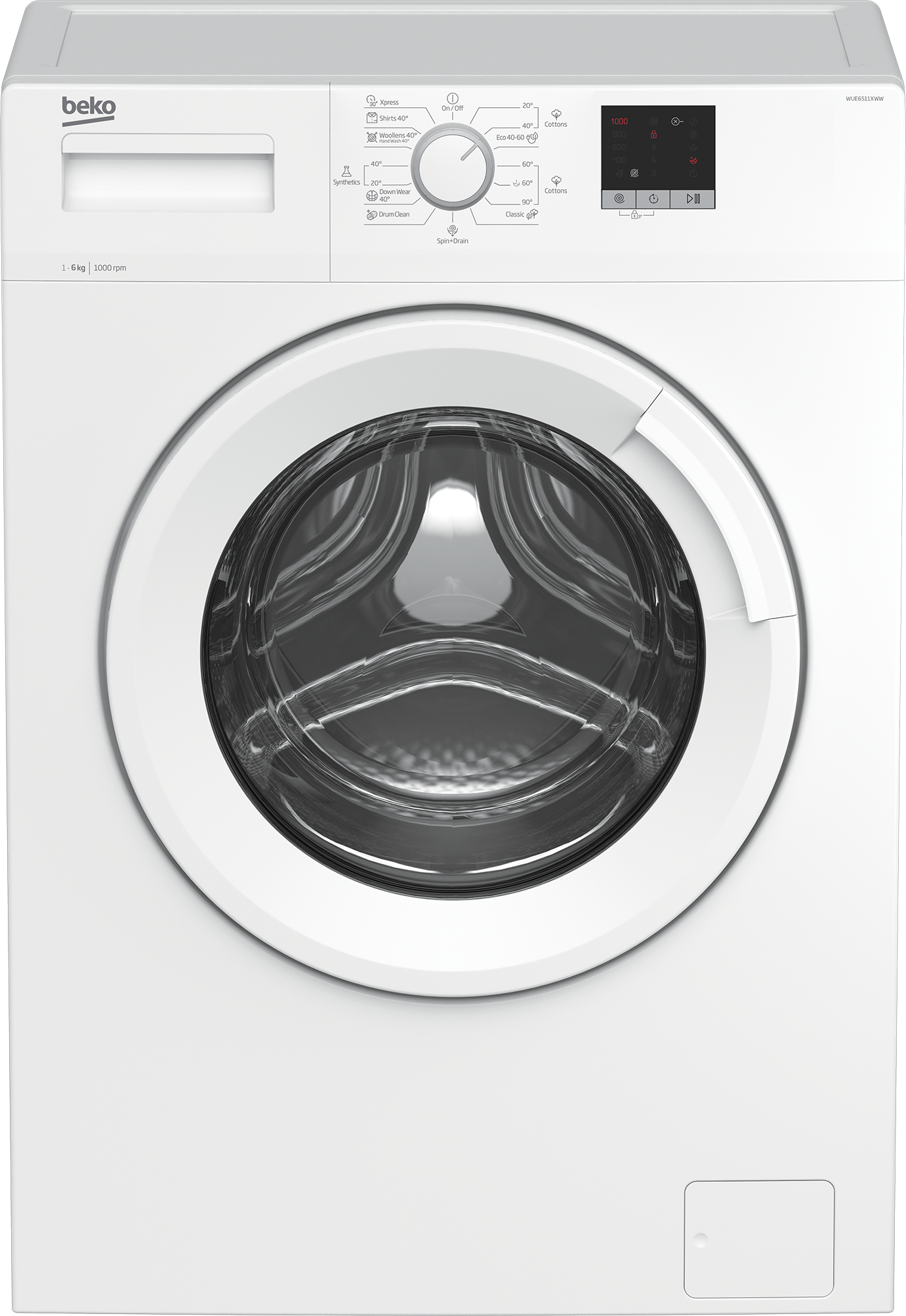 BEKO WUE-6511 XWW elöltöltős keskeny mosógép