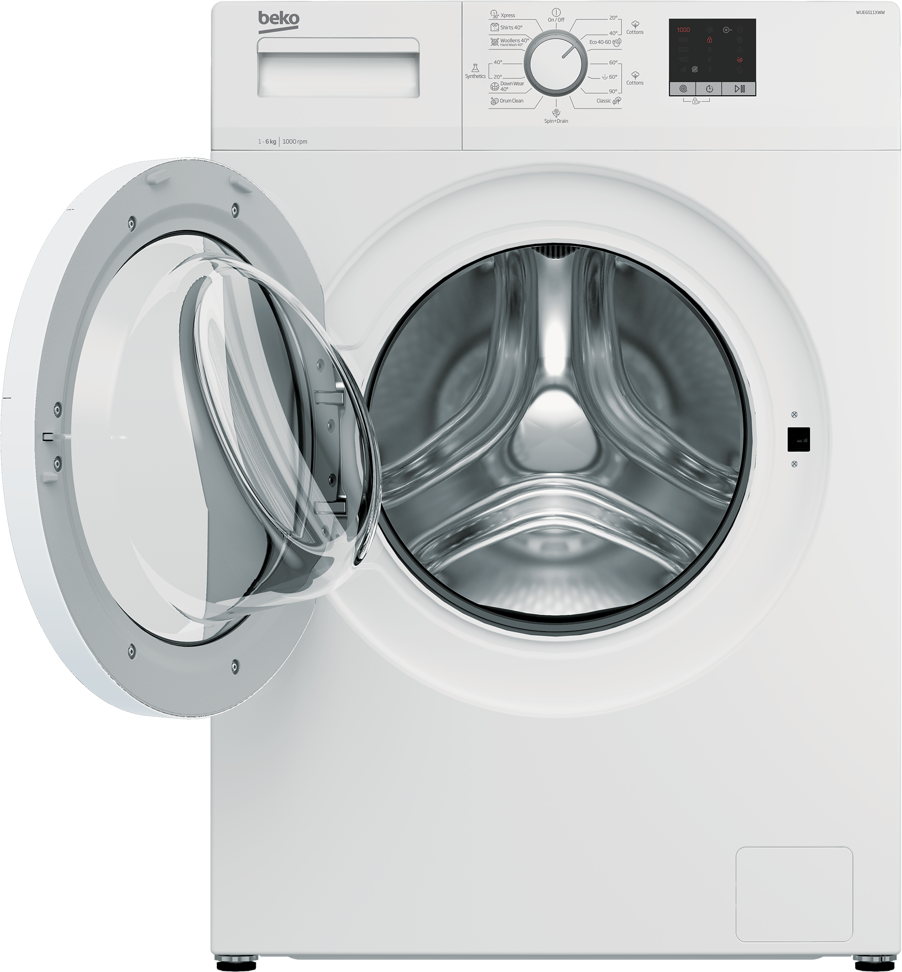 BEKO WUE-6511 XWW elöltöltős keskeny mosógép
