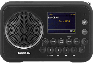 SANGEAN DPR-76BT - Digitalradio (FM, DAB+, Metallgrau)