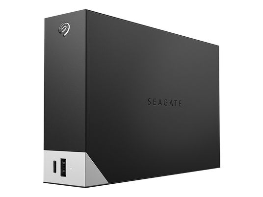 SEAGATE One Touch - Desktop-Festplatte mit Hub (HDD, 10 TB, Schwarz)