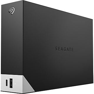 SEAGATE One Touch - Desktop-Festplatte mit Hub (HDD, 10 TB, Schwarz)