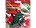 FAMILY CHRISTMAS Lufi szett - piros-zöld, karácsonyi motívumokkal - 12 db / csomag