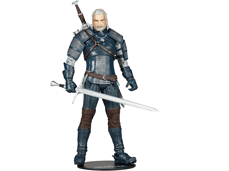 HEO The Witcher Actionfigur Geralt of Rivia (Viper Armor: Teal Dye) 18 cm Spielfigur Mehrfarbig