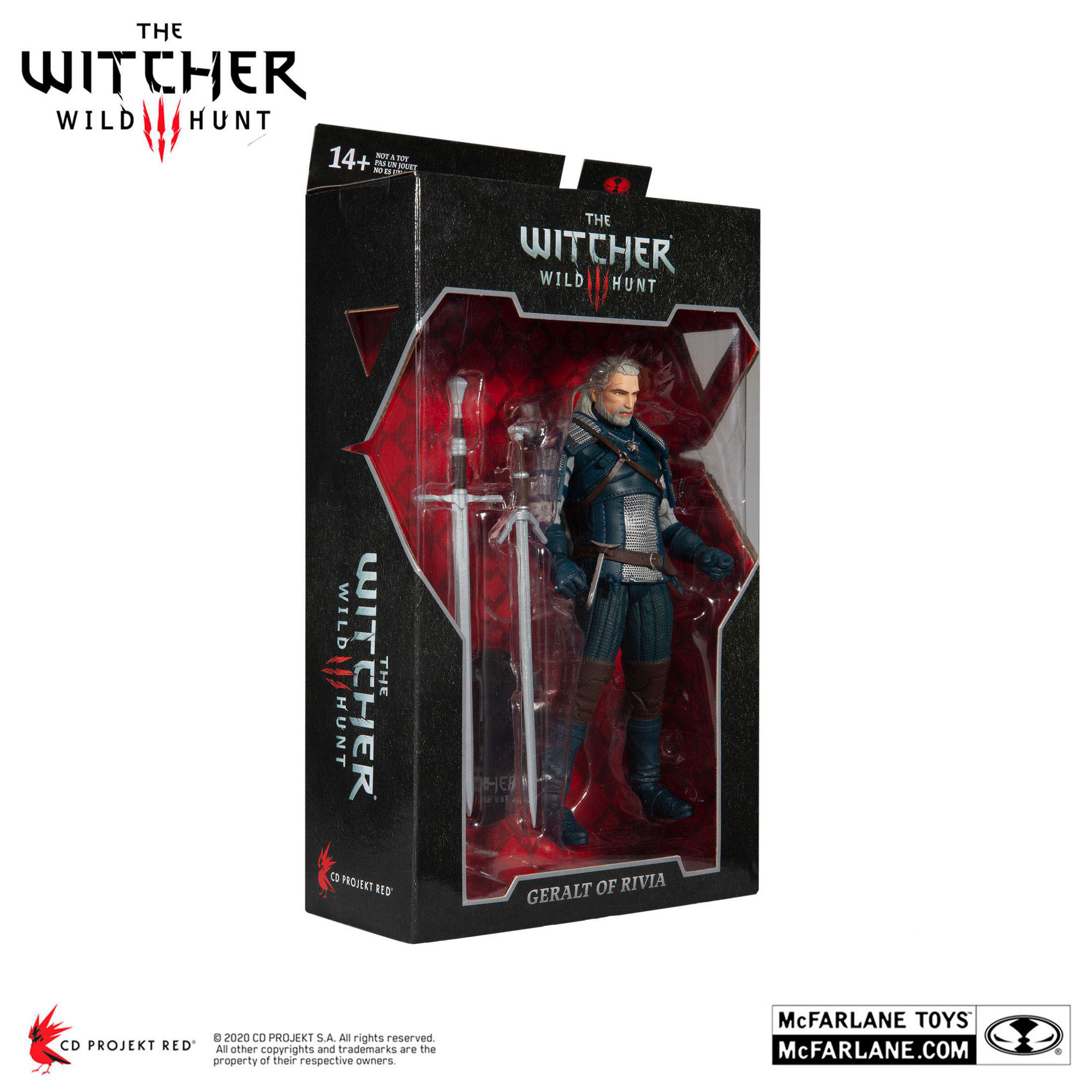 HEO The Witcher Actionfigur Geralt of Rivia (Viper Armor: Teal Dye) 18 cm Spielfigur Mehrfarbig