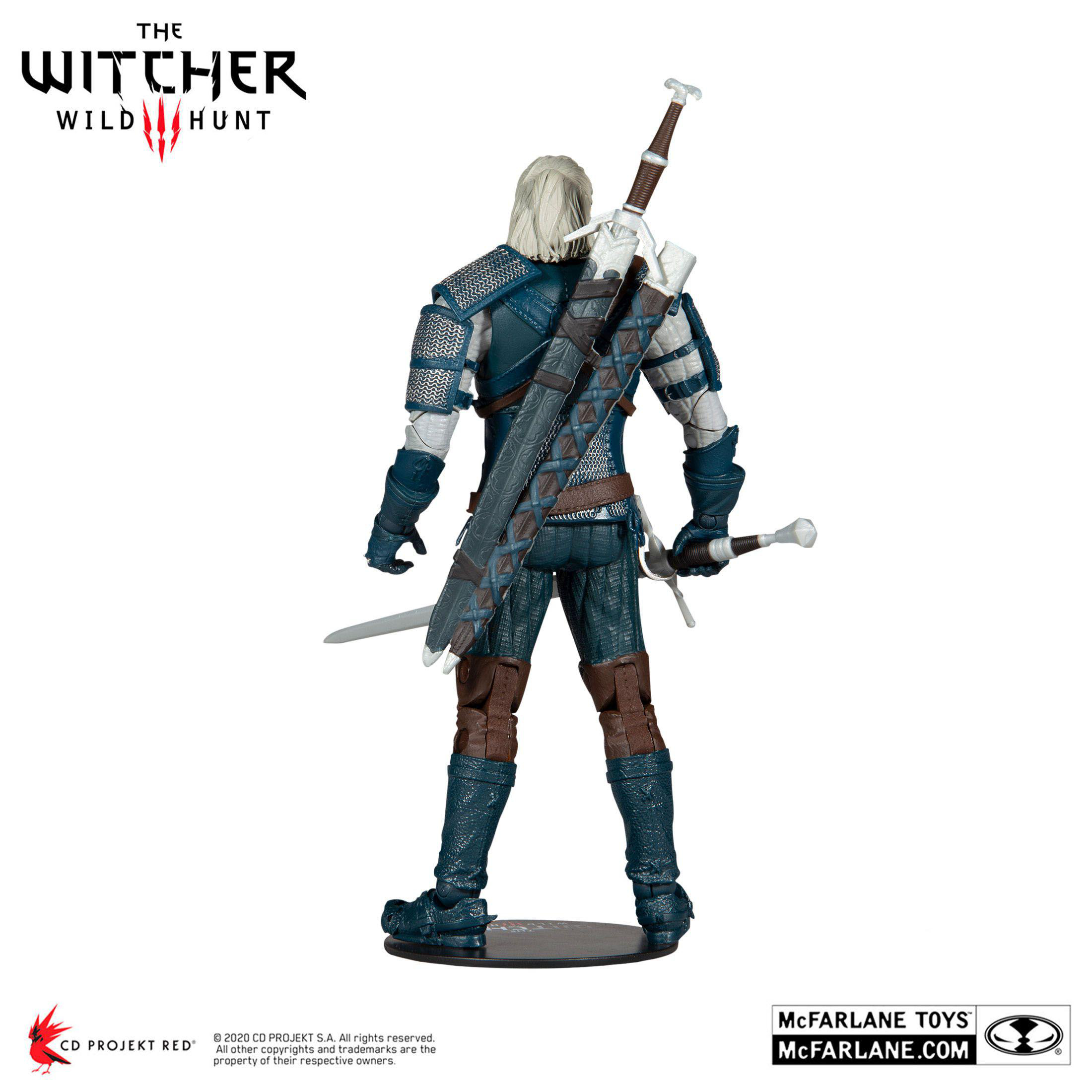 Mehrfarbig Armor: HEO The Witcher (Viper Actionfigur Dye) Geralt of Spielfigur Teal cm 18 Rivia