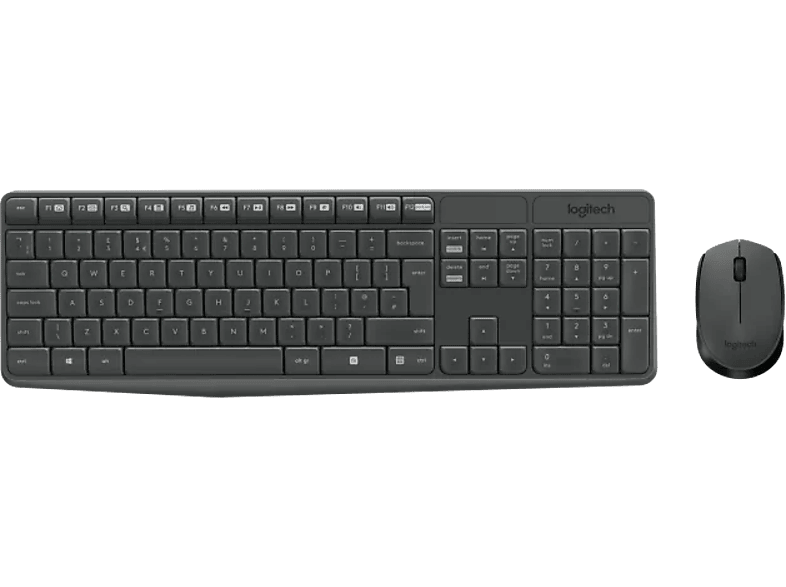 Logitech Draadloos Toetsenbord + Draadloze Muis Mk235 Azerty Fr (920-007907)