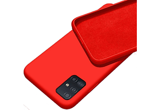 CASE AND PRO Prémium szilikon tok, Samsung Galaxy A33 5G, piros (CEL-PREM-SAM-A335G-R)