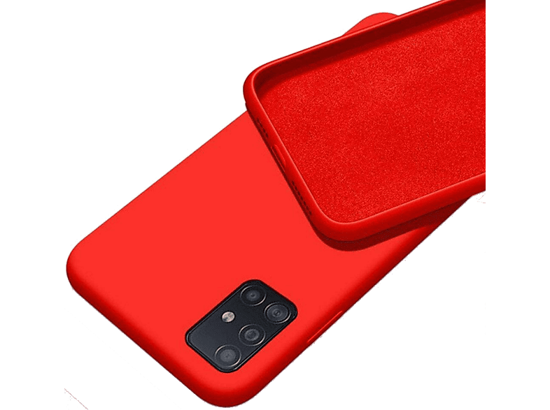 CASE AND PRO Prémium szilikon tok, Samsung Galaxy A33 5G, piros (CEL-PREM-SAM-A335G-R)