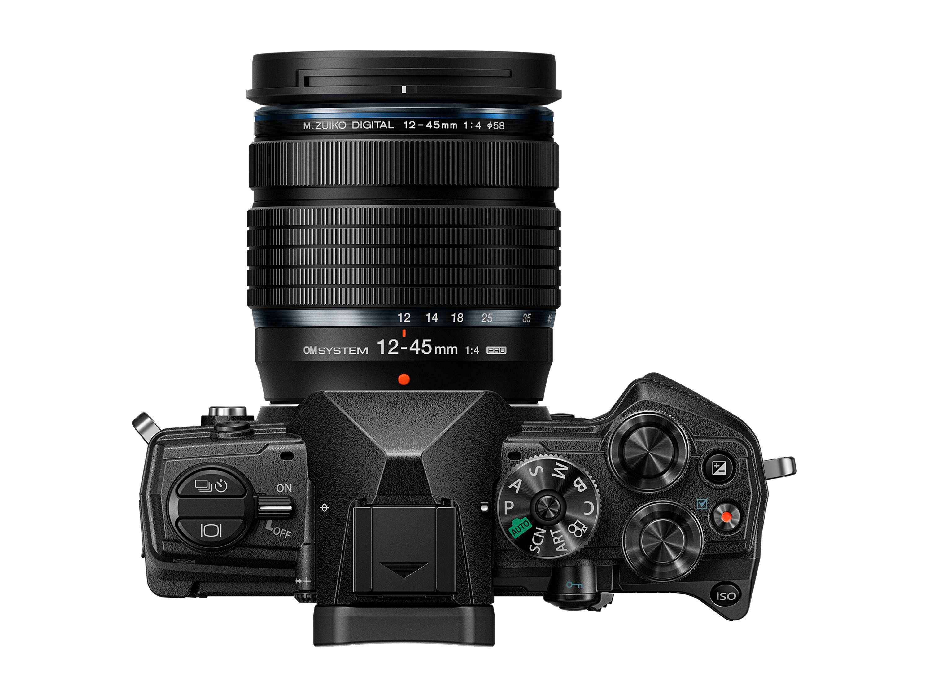 OM SYSTEM OM-5 Kit Systemkamera mit Objektiv 12-45 mm, 7,6 cm Display Touchscreen, WLAN