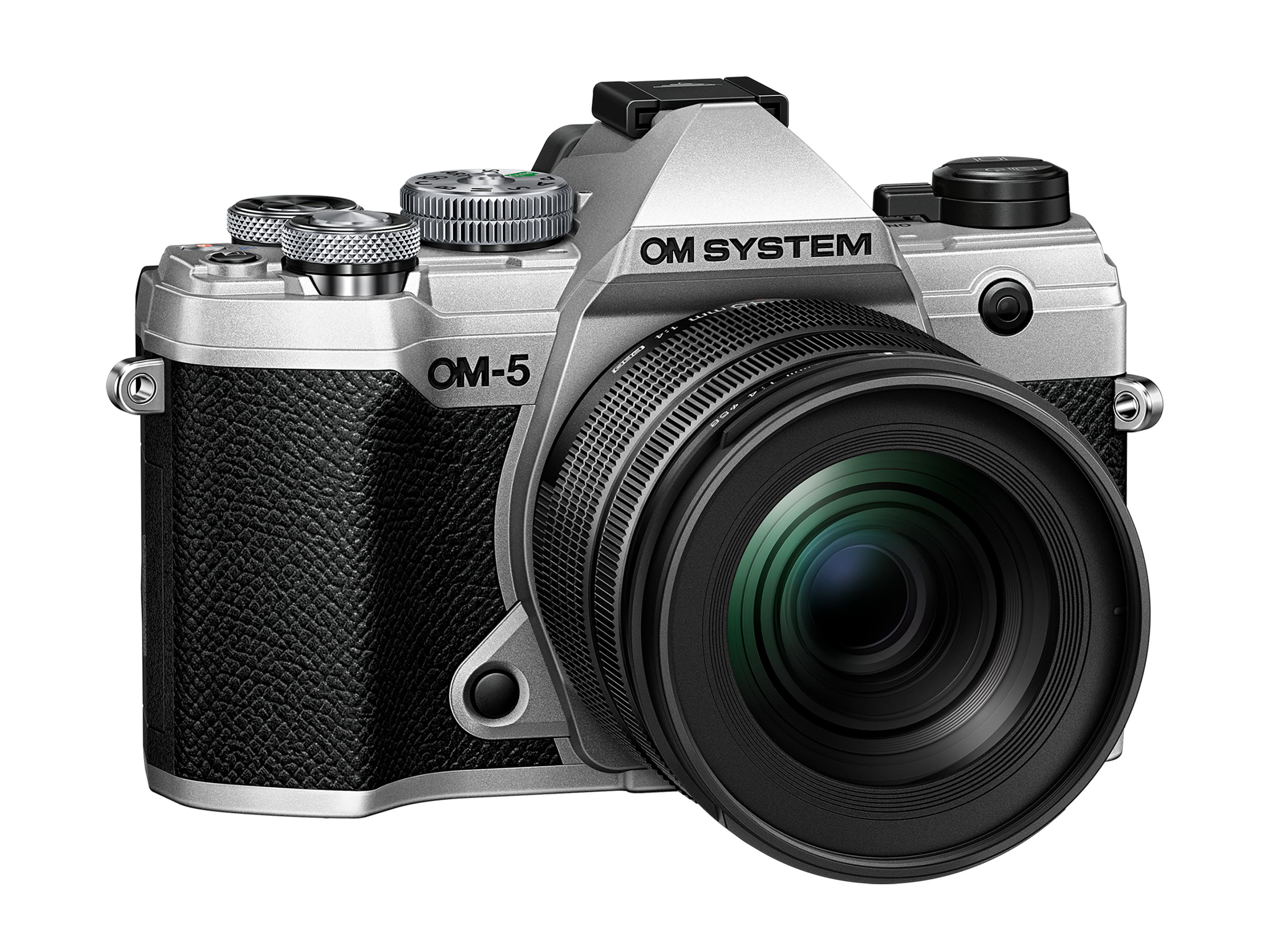 OM SYSTEM OM-5 Systemkamera 7,6 WLAN mit Touchscreen, 12-45 mm Display cm , Kit Objektiv
