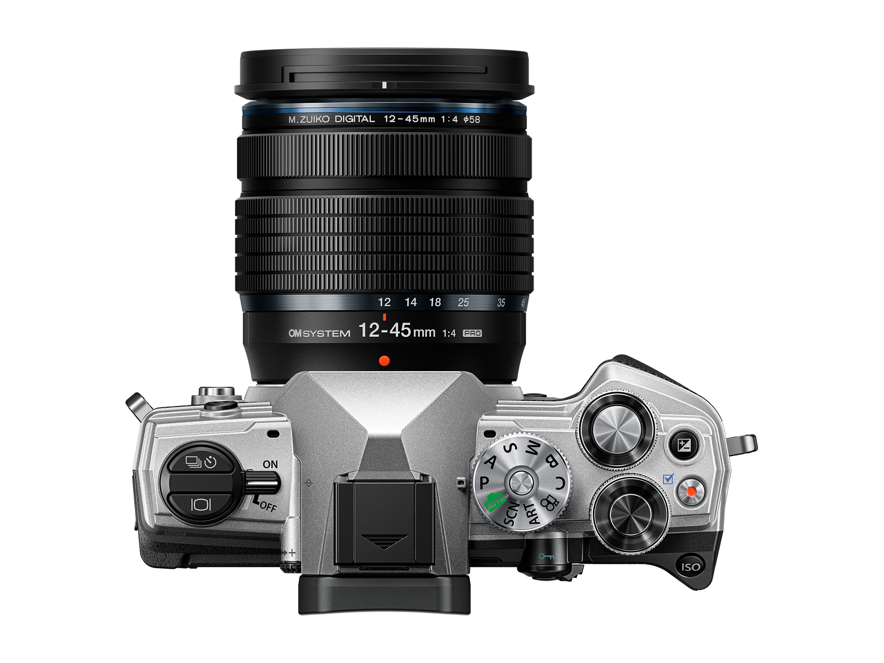 Kit WLAN Display Systemkamera Objektiv mm OM OM-5 , 7,6 Touchscreen, mit cm 12-45 SYSTEM