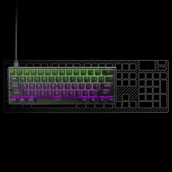 STEELSERIES Gaming toetsenbord Apex Pro Mini FR AZERTY Zwart (64823)