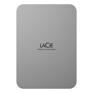 LACIE Mobile Drive (2022) - Festplatte (HDD, 5 TB, Moon Silver)