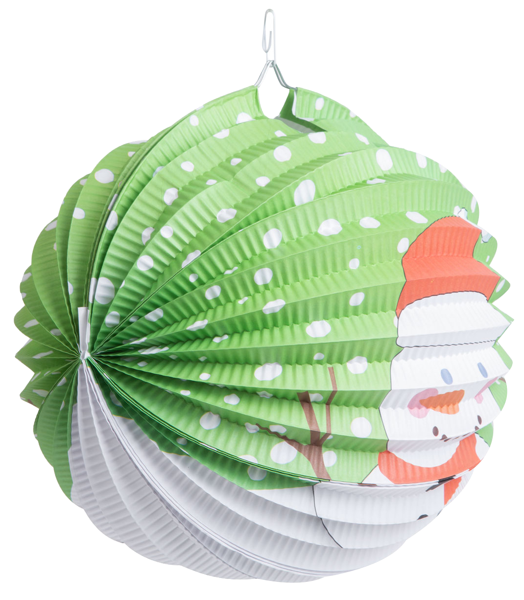 FAMILY CHRISTMAS Karácsonyi lampion - Hóember 25 cm