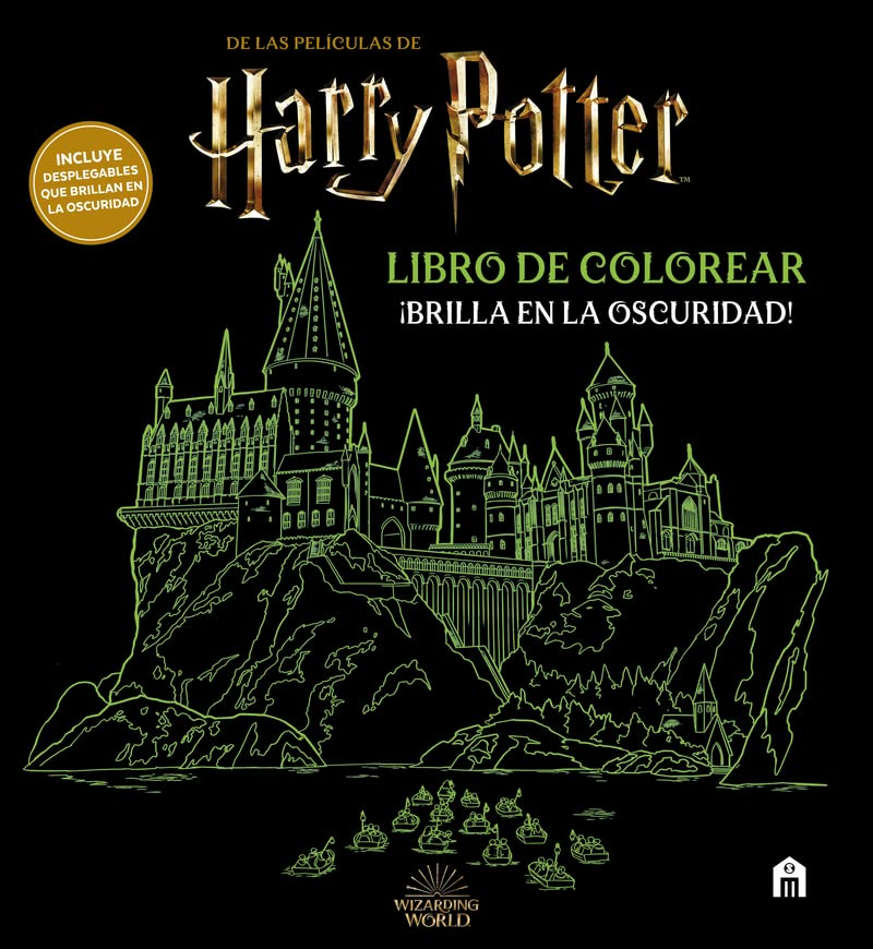 Harry Potter. Libro de colorear brillaen la en oscuridad varios autores