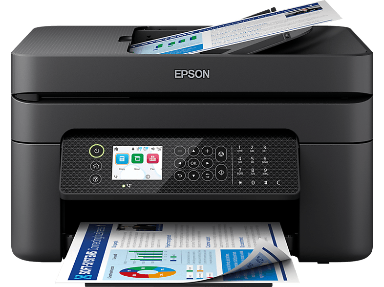 Impresora Multifunción Epson Workforce Wf 2950dwf Inyección De Tinta 33 Ppm Negro 7642