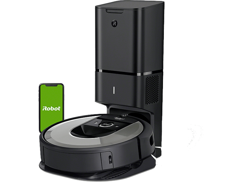 Robot aspirador  iRobot ROOMBA R697, 33 W, Autonomía 60 min, Aerovac,  Control por voz, Negro