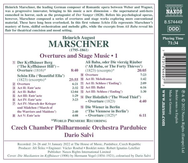 Salvi/Czech Chamber Philharmonic Orch.Pardubice - Ouvertüren und Bühnenmusik,Vol.1  - (CD)