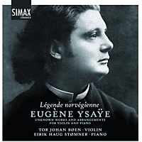 Boen,Tor Johan/Stomner,Eirik Haug - Eugène Ysaÿes komposisjoner for fiolin og klaver  - (CD)