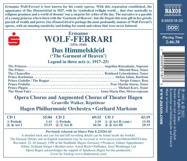 Ruzzafante/Basa/Leisenheimer/Markson/Hagen Phil.Or - Das Himmelskleid  - (CD)