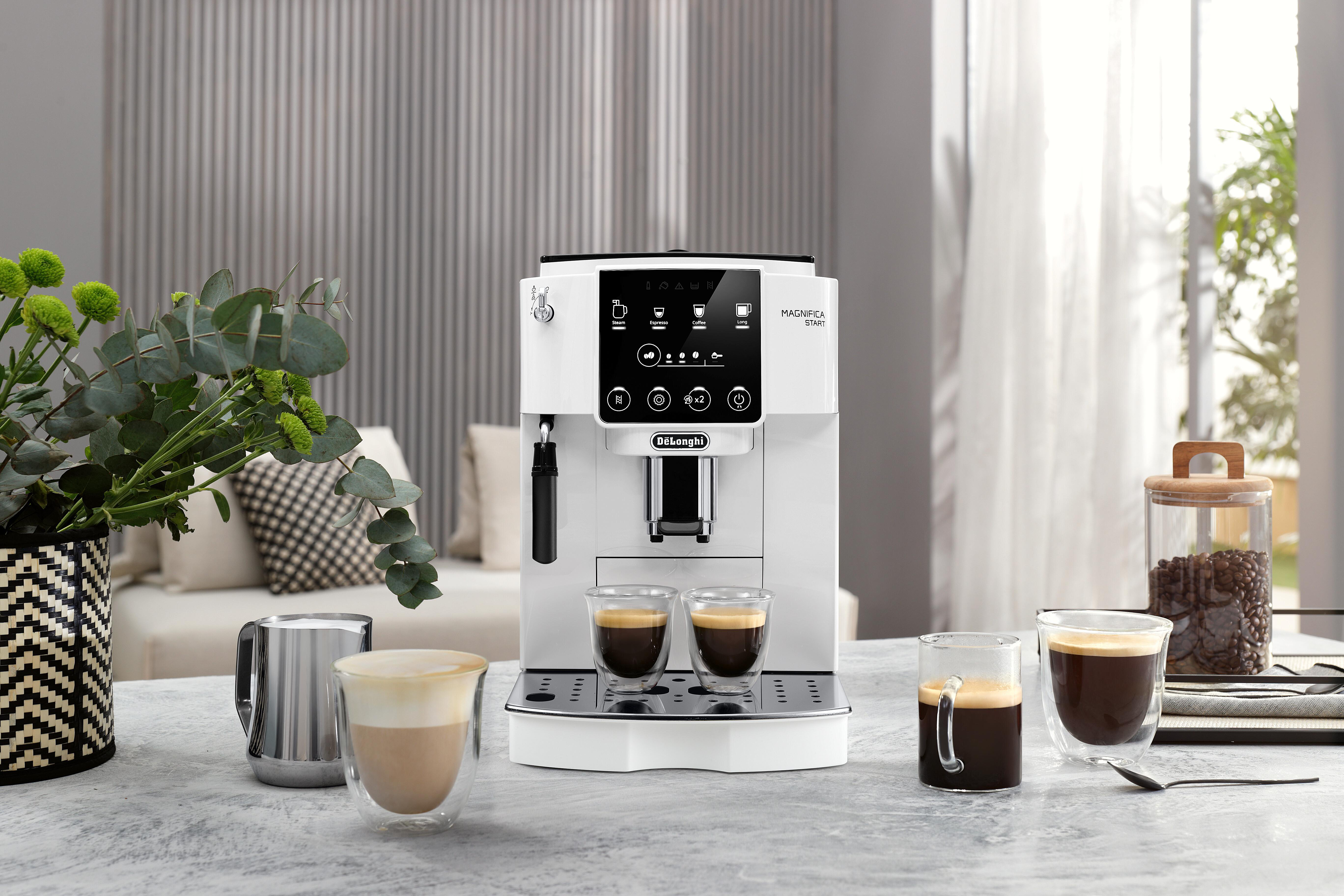DE LONGHI ECAM220.20.W Magnifica Start Kaffeevollautomat (Weiß