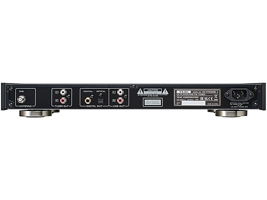TEAC CD-P750DAB-B - CD-Player mit Steckplatz und FM/DAB+-Tuner (Schwarz)