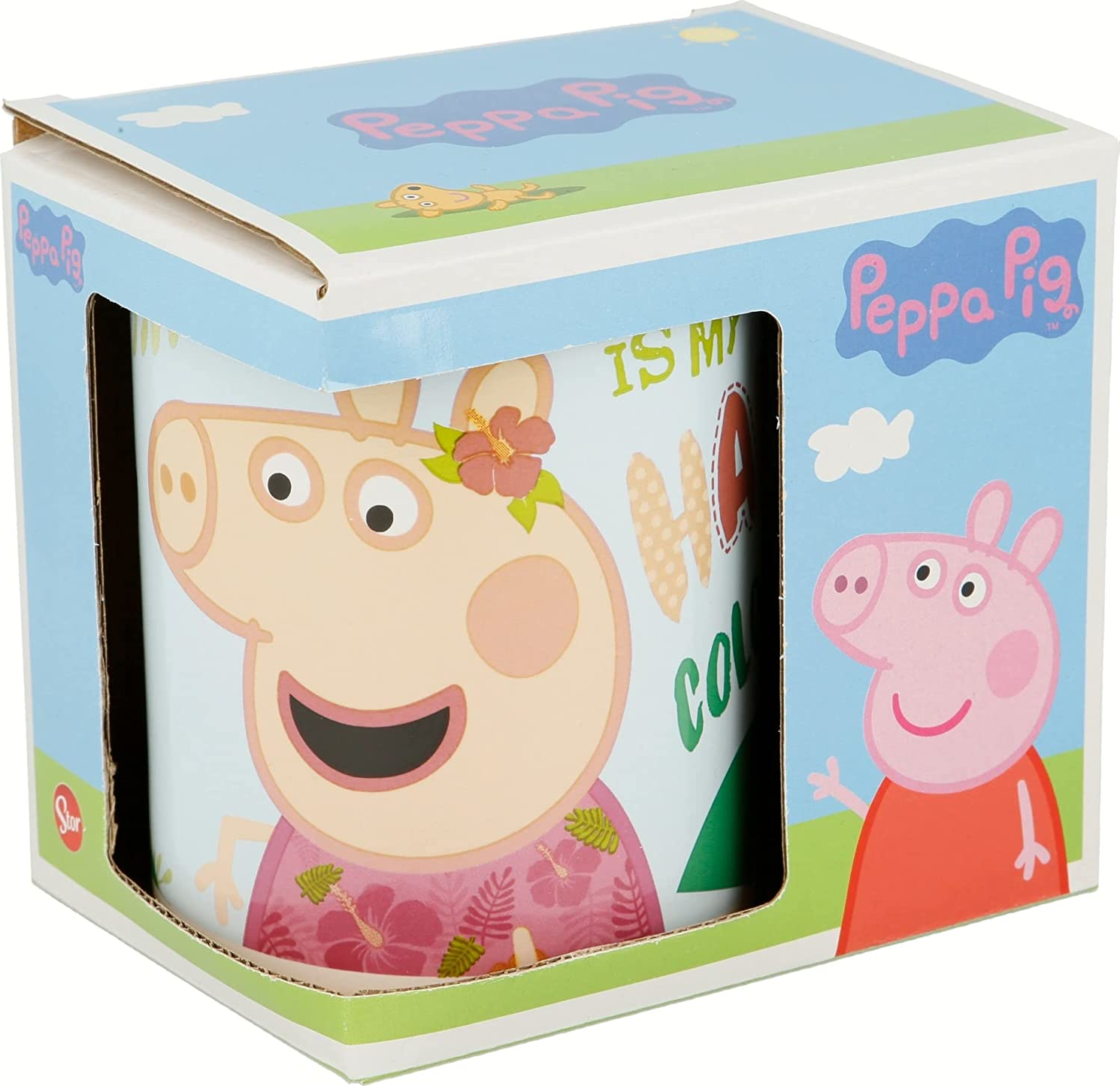 STOR Peppa Pig - Pink Flamingo - Tasse (Mehrfarbig)