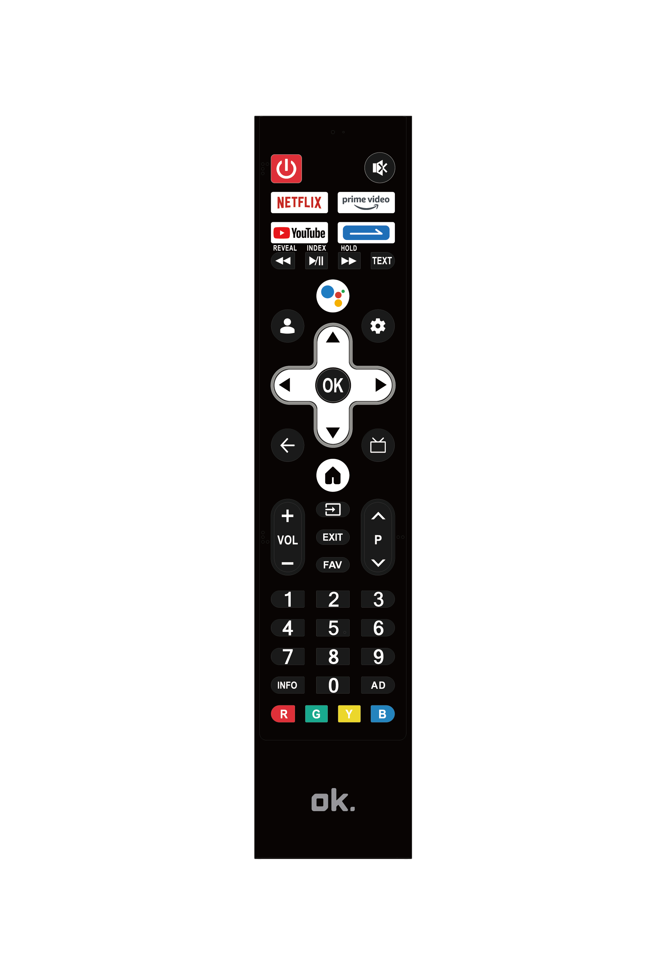 OK. OTV 40GF-5022S LED TV (Flat, 40 Zoll / 100 cm, DCI 2K, SMART TV, Google TV)