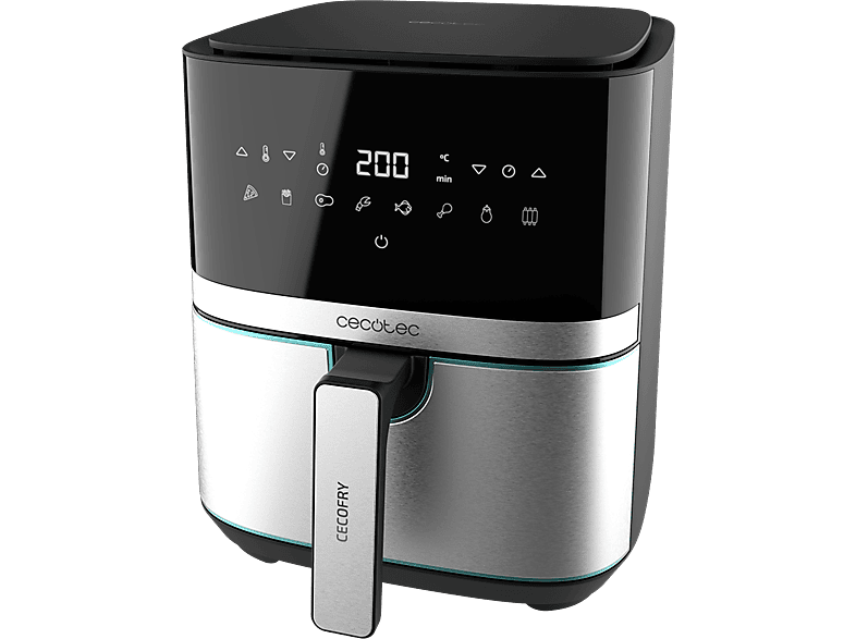 Cecofry Full InoxBlack 5500 Connected Pack Freidora sin aceite airfryer  Cecotec