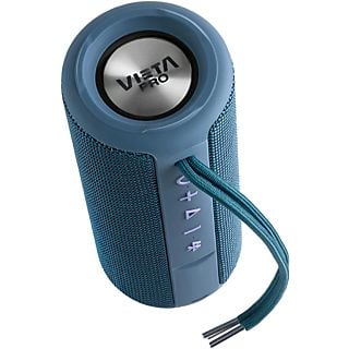 Altavoz inalámbrico - Vieta Pro Goody, 18 W, Bluetooth 4.2, 12h, Radio FM, Azul