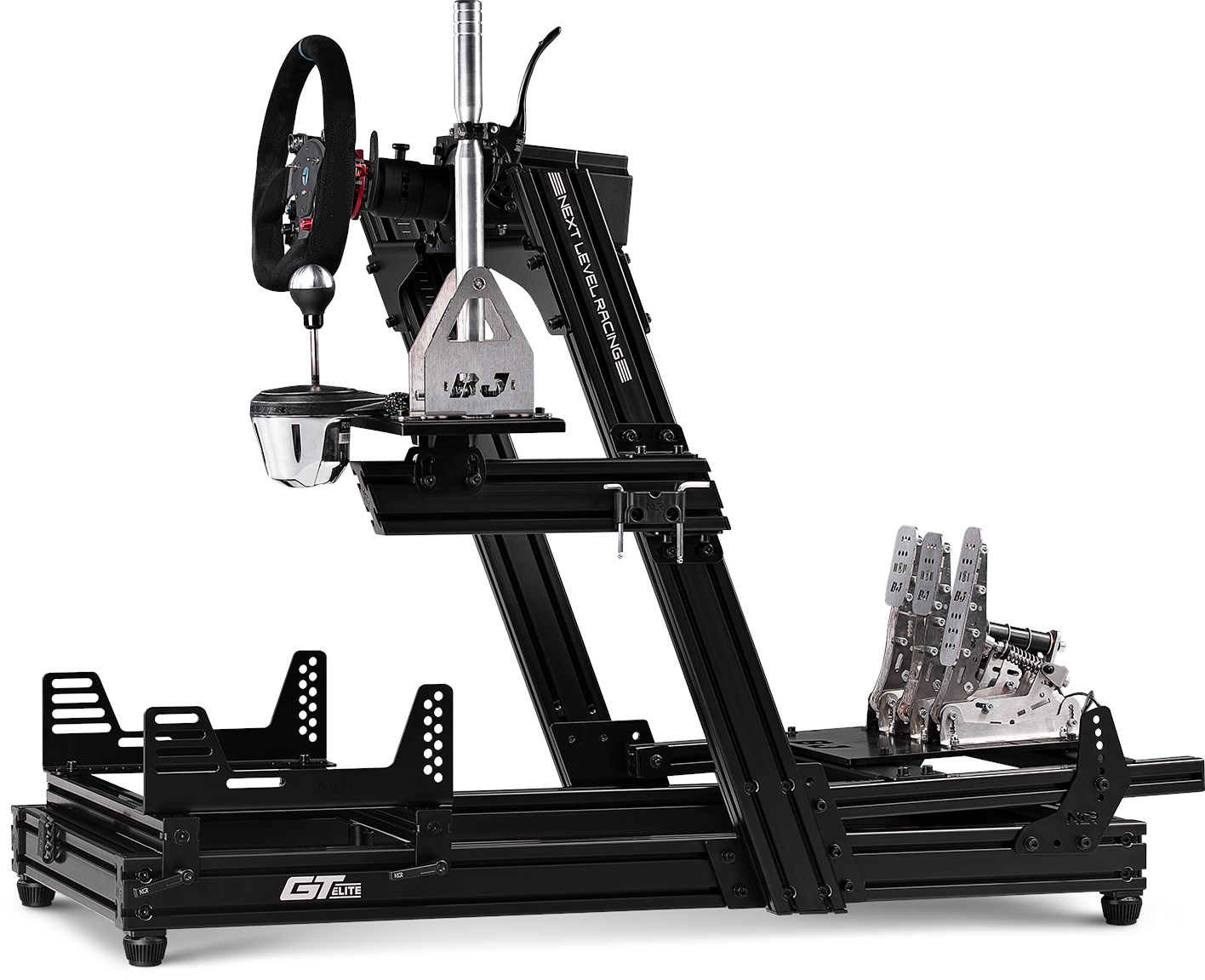 NEXT LEVEL Châssis Cockpit de simulateur Racing GT Elite Front- en Side Edition (NLR-E023)