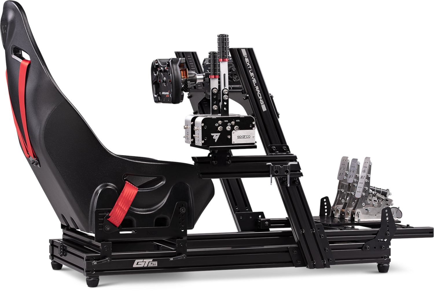 NEXT LEVEL Châssis Cockpit de simulateur Racing GT Elite Front- en Side Edition (NLR-E023)