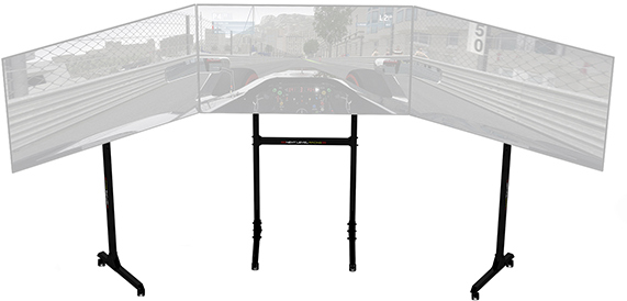 NEXT LEVEL Support autoportant pour 3 moniteurs Noir mat (NLR-A010)