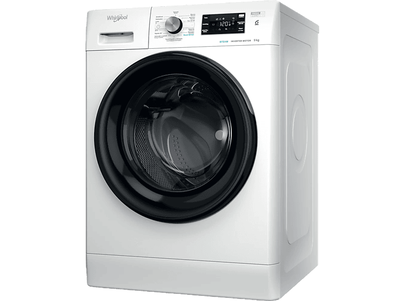 REACONDICIONADO Seminuevo Excelente Lavadora carga frontal - Whirlpool FFB 9469 BV SPT, 9 kg, 1400 rpm, 11 programas, 60 cm, Motor Inverter, Blanco