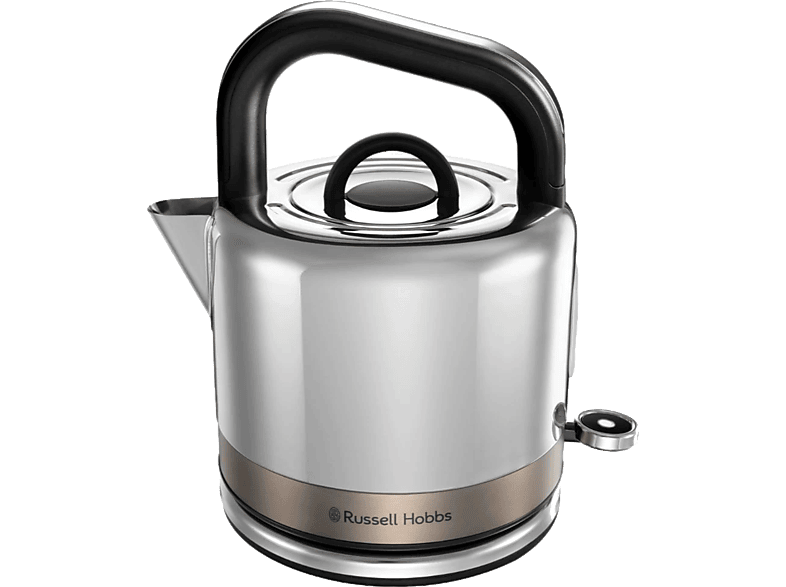 Hervidor de agua  Russell Hobbs 26422-70 Distinctions Titanium, 1350 W,  1.5 L, Ebullición rápida, Acero inoxidable